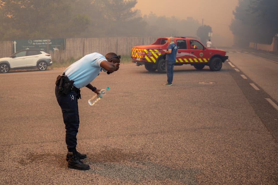 firefighter truck portugal