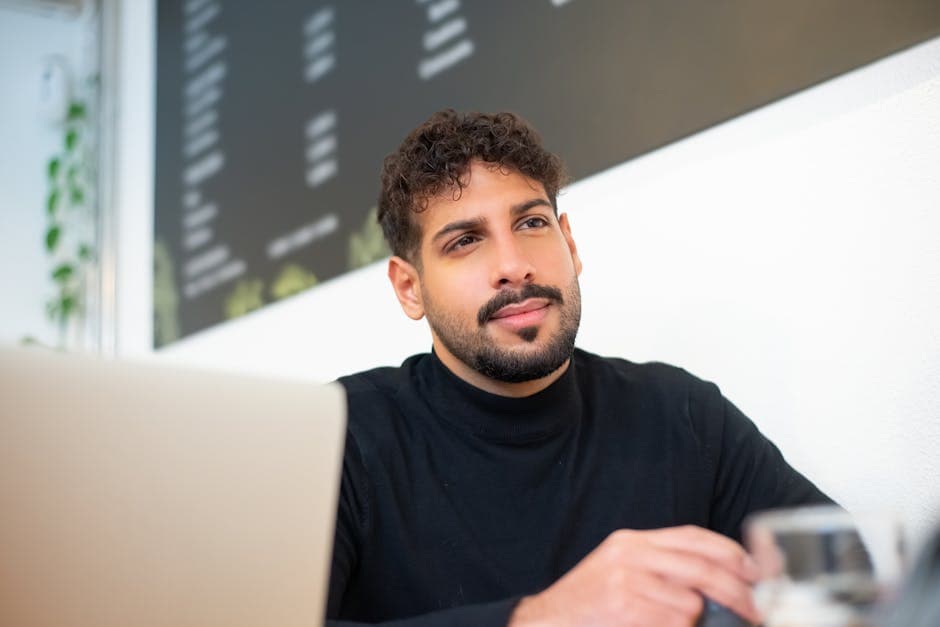 modern office laptop