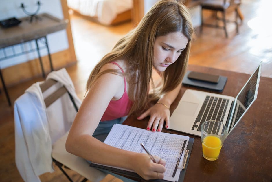 student laptop documents